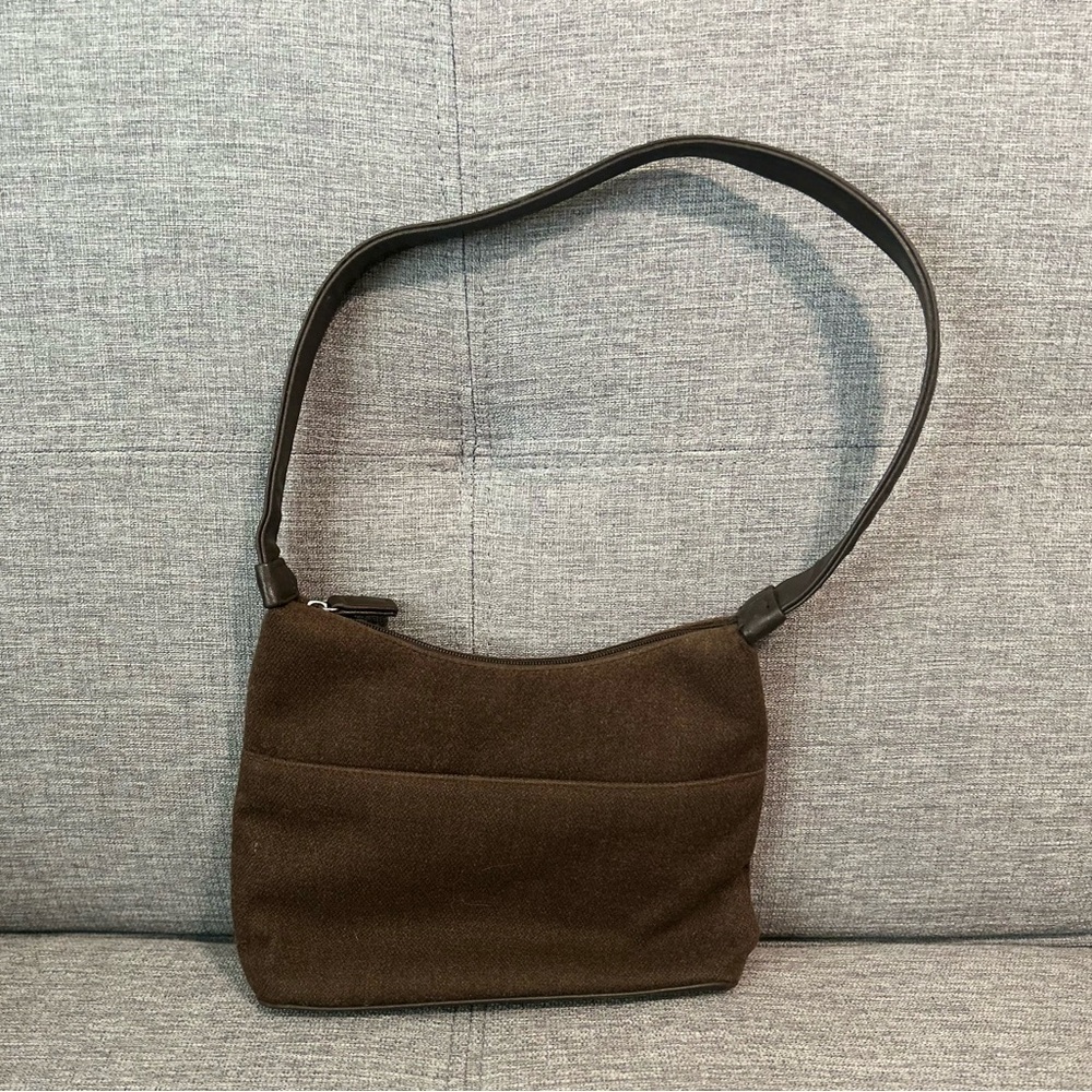 Croft & Barrow Dark Brown Shoulder Bag Purse - Picture 2 of 12